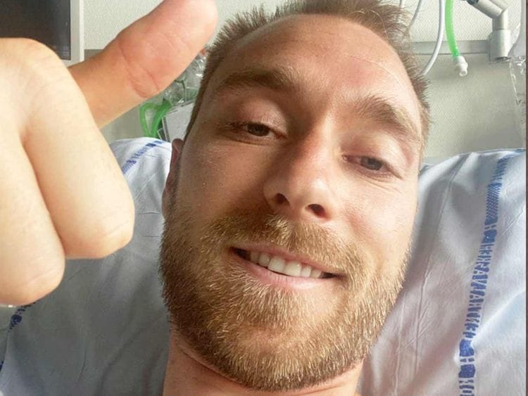 Danish footballer Christian Eriksen 