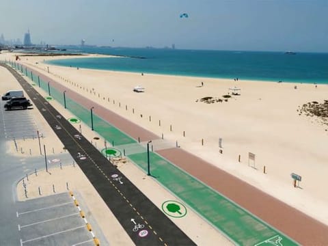 High heels are prohibited on the 7-kilometer Jumeirah Jogging Track.