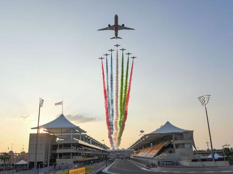 The Yas Marina Circuit that hosts the Abu Dhabi Grand Prix. 