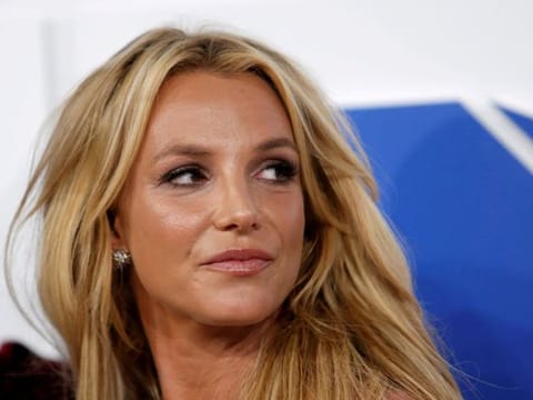 Britney Spears arrives at the 2016 MTV Video Music Awards in New York, US, August 28, 2016.