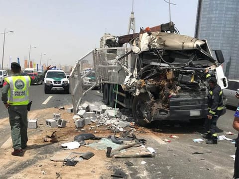 The accidents occurred in the last 48 hours, Dubai Police said on Thursday.