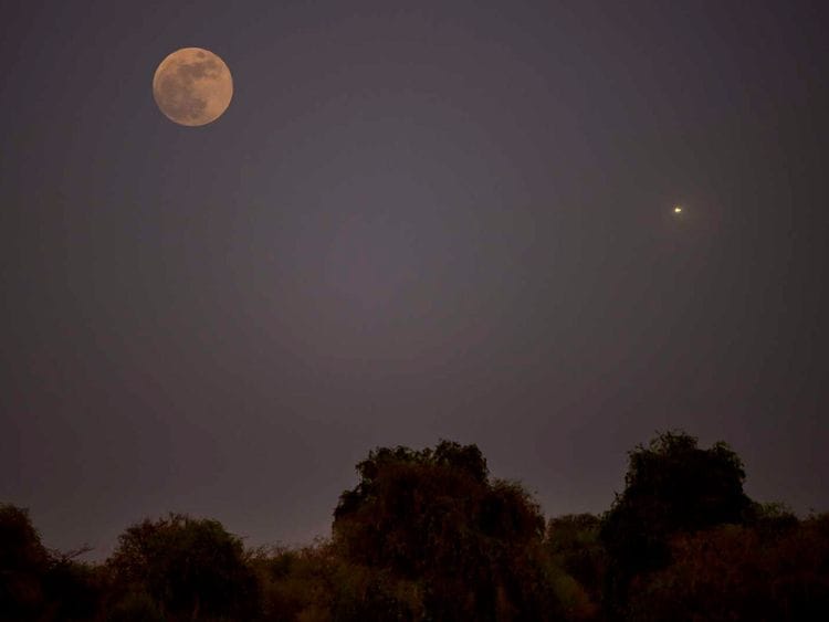 Strawberry moon in UAE gallery