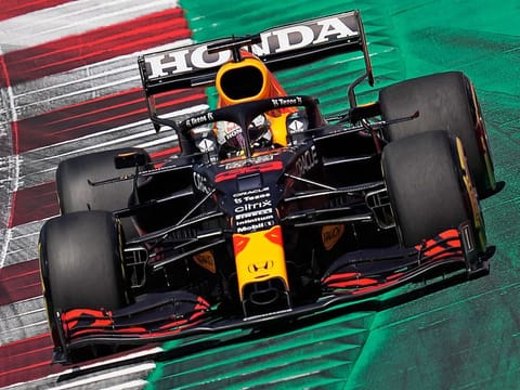 Max Verstappen stormed to pole position for the Styrian GP