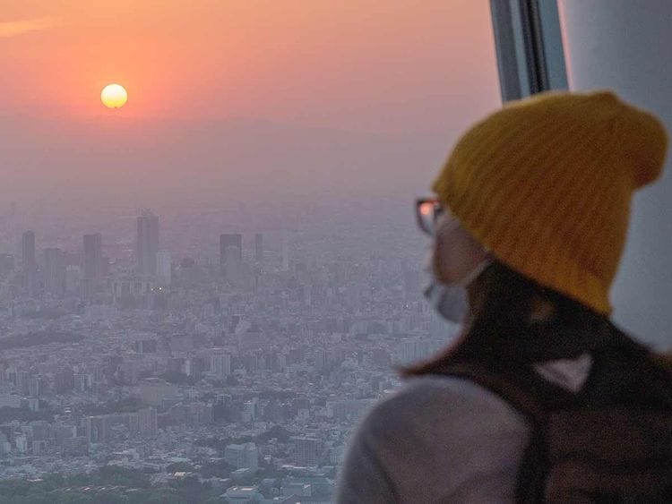 observation deck of the Tokyo Skytree in Tokyo