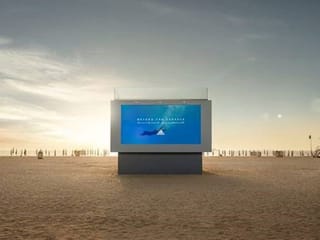 Sports brand adidas goes all liquid with Burkini billboard in Dubai 