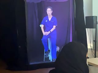 Consult your doctor through a hologram