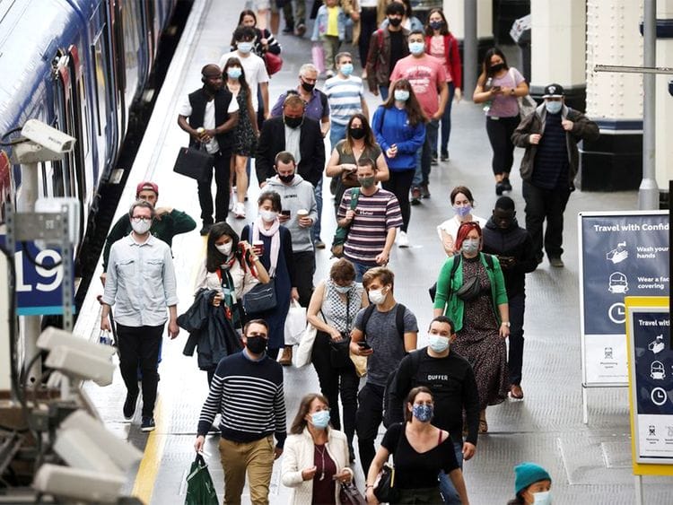 Waterloo Station in London