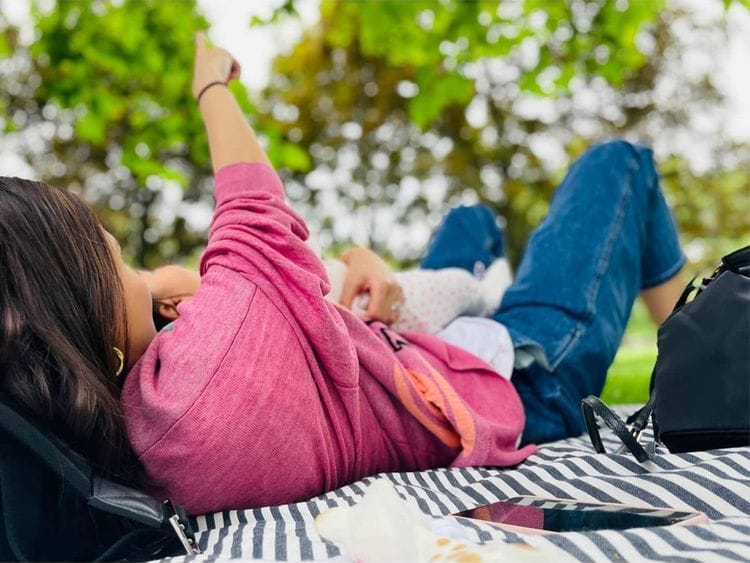 Anushka Sharma with her daughter Vamika