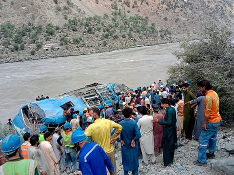  Beijing condemned the blast, expressed condolences and asked Pakistan to protect the safety of Chinese personnel, institutions and projects, foreign ministry spokesman Zhao Lijian told a regular news briefing.