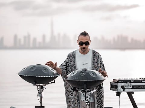 Italian expatriate Walter Scalzone, an international percussionist in Dubai, has a busy line-up of events for the Eid holidays 