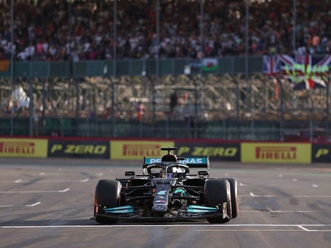 Mercedes' Lewis Hamilton takes top spot for the Sprint ahead of the Formula One British Grand Prix at Silverstone 