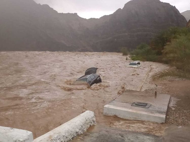Oman rain floods
