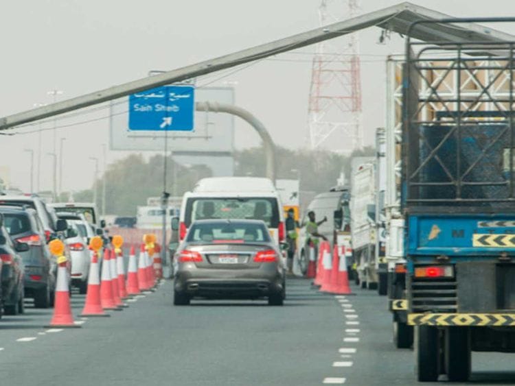 Abu Dhabi border check