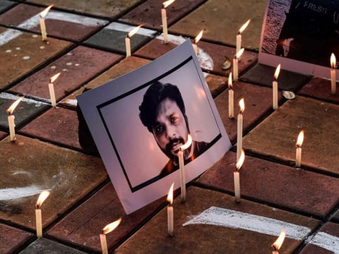 Candle-light vigils were held in memory of the slain journalist Danish Siddiqui throughout India 