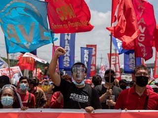 Philippines: Protesters march ahead of Duterte's last State of the Nation Address