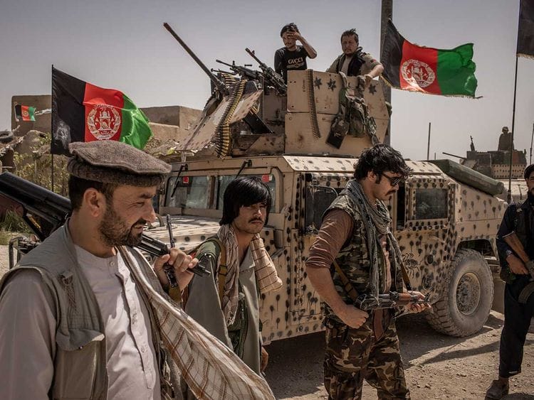 Afghan soldiers