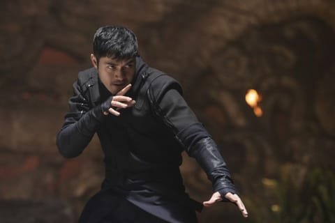 Henry Golding plays Snake Eyes in 'Snake Eyes: G.I. Joe Origins'.