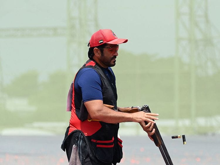 Saif bin Futtais at the Tokyo Olympics