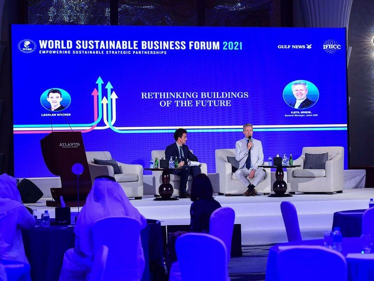 Kjetil Urheim, General Manager, Jotun UAE, talks about how the buildings of the future can be sustainable at the World Sustainable Business Forum 
