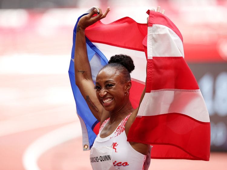 Jasmine Camacho-Quinn of Puerto Rico