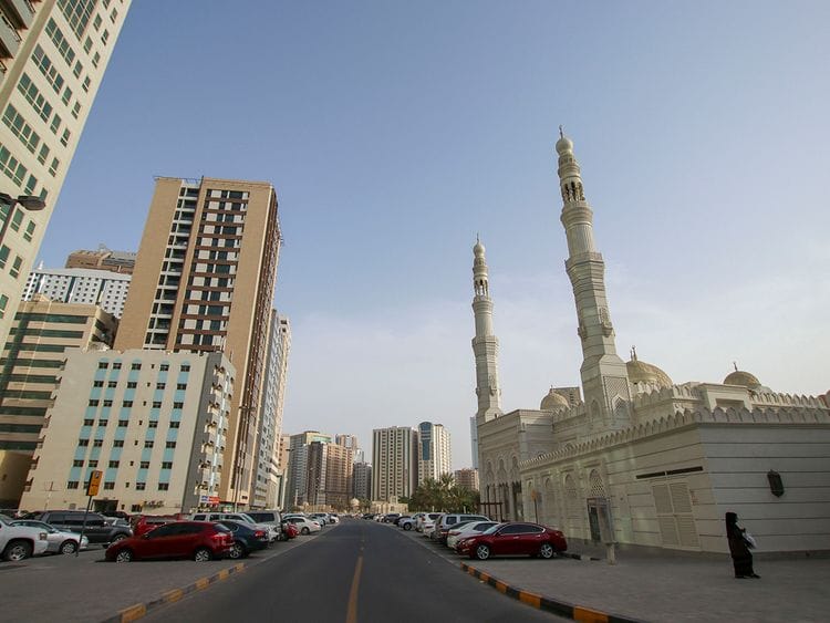 Stock Sharjah skyline residential