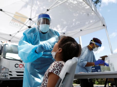 Florida has set new COVID-19 hospitalisation record as cases spike