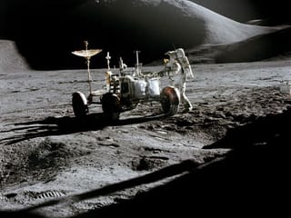 Look! That’s a Chevy Corvette on the moon