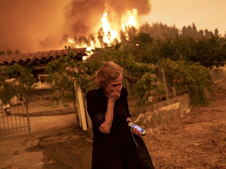 Greece wildfire