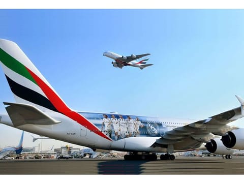  A lot of the retired A380's parts are being re-designed and repurposed. At the Dubai Air Show, you can pick up quite a few. (Image used for illsutrative purposes.)