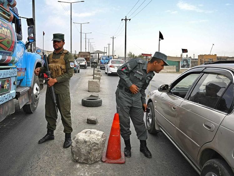 Afghan police kabul