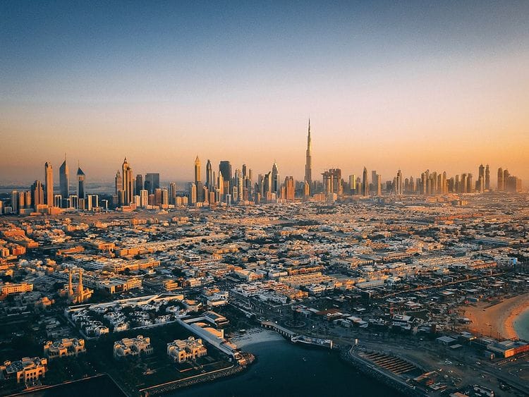 Stock Dubai skyline