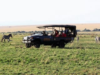 Eco-friendly vehicles offer quieter, cleaner safaris in Maasai Mara National Reserve in Kenya