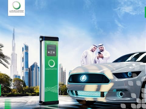 The EV Smart Charging service enables customers who have Dewa EV accounts as well as guest users (who are not registered in Dewa EV account service) to charge their electrical vehicles smartly by scanning the QR code placed on Dewa Green Charger stations available across Dubai. 
