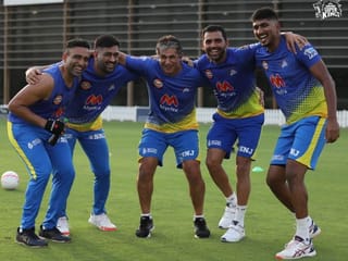 In pictures: Mumbai Indians, Chennai Super Kings start practice in the UAE