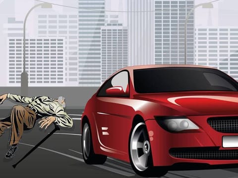 Ajman Police arrested the errant driver within an hour after he ran over an elderly man.  