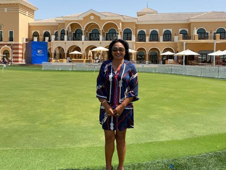 Pia Fleury of Desert Rose Golfing Society