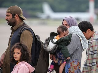 US airbase tent city: A stop for Afghans on journey to new life