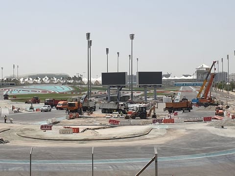 Yas Marina Circuit is undergoing extensive alterations