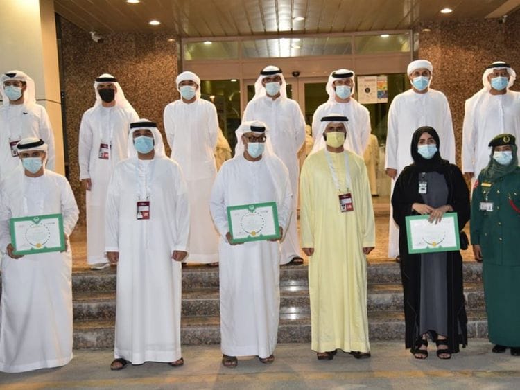 Dubai Police volunteers