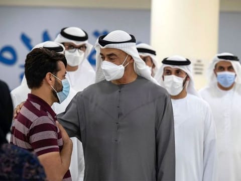 Sheikh Mohamed bin Zayed reviews services provided to Afghan families at Emirates Humanitarian City