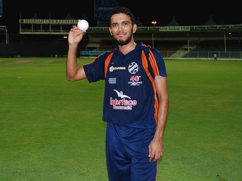 Rizwan took four wickets and scored 43 with the bat to give Sharjah a much-needed three points in the series. 