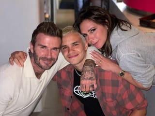 Look! Like father like son - David Beckham's boy Romeo signs football deal, mum Victoria delighted