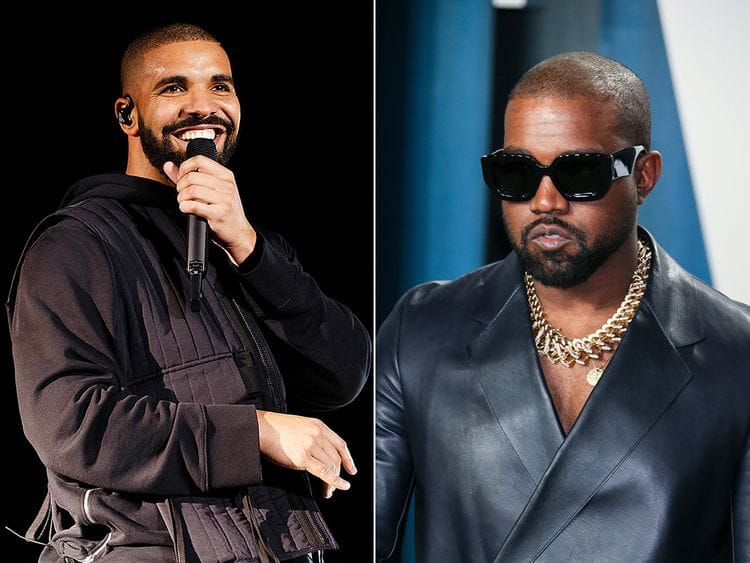 Drake and Kanye West