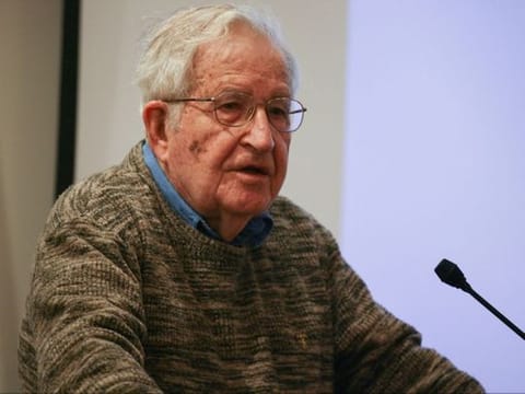 Noam Chomsky weighs in on Afghanistan