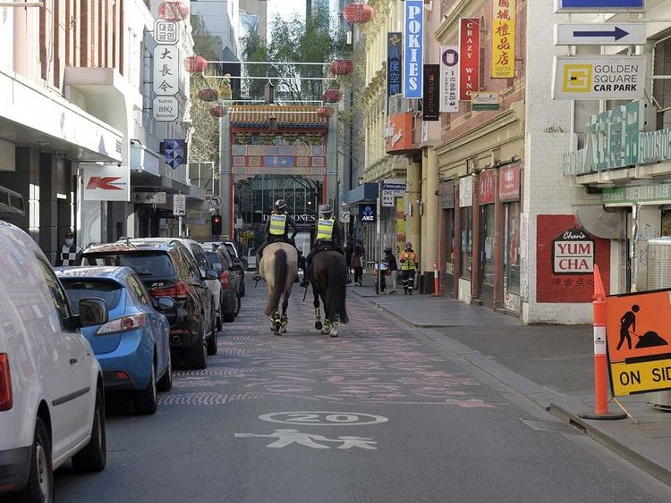 Melbourne police australia covid 