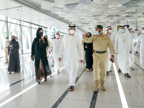 Sheikh Mansoor was briefed by various top officials during his review of Expo preparations on Monday.