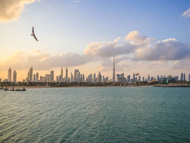 Stock Dubai skyline