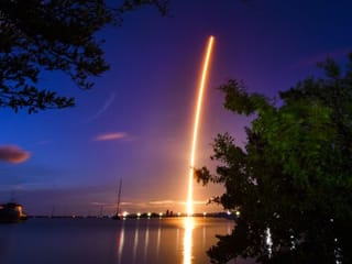 In pictures: SpaceX sends four civilians into space on first private flight
