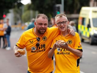 Look! English Premier League fans head out to football grounds to cheer on their teams