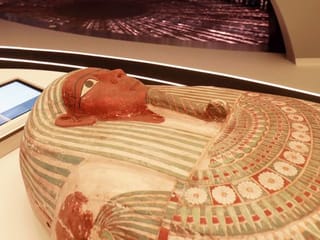 Video: Ancient Pharaoh coffin arrives at Expo 2020 Egypt Pavilion 